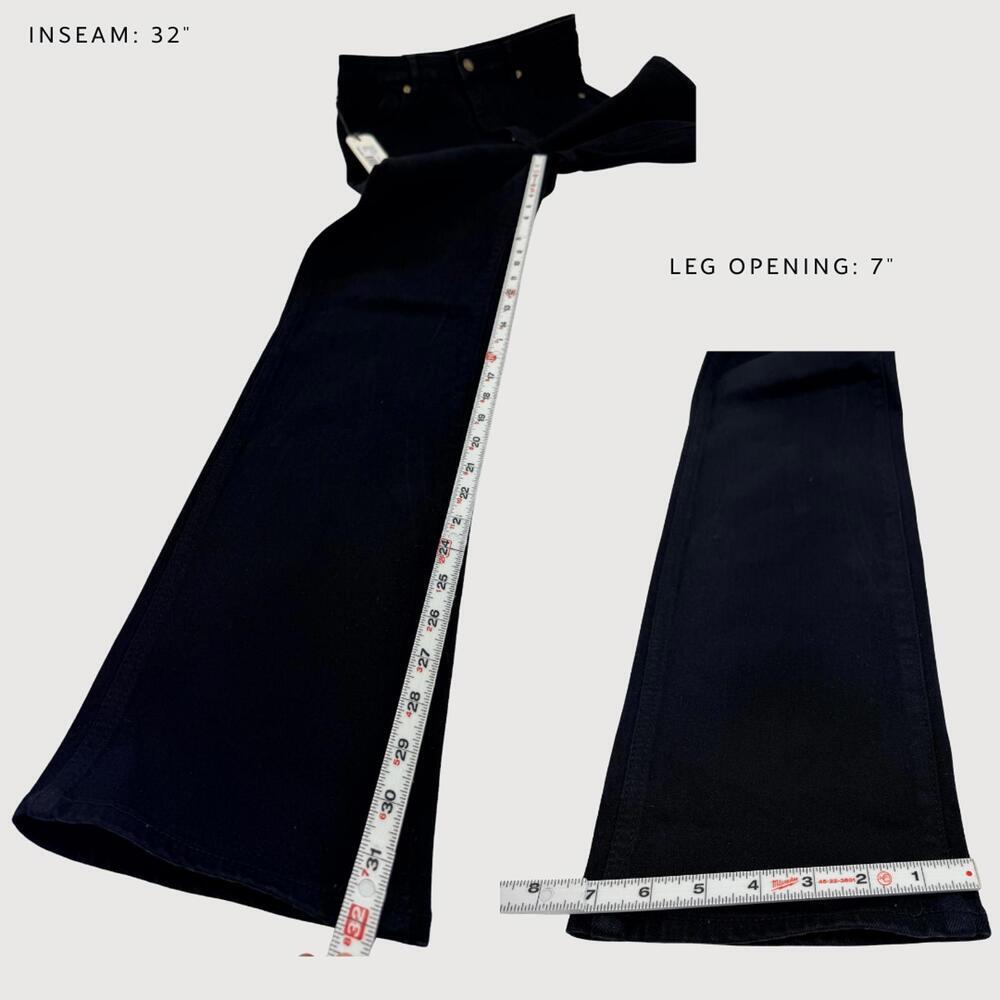 Rolla's Original Straight Jeans High Rise Black 27 NWT - Picture 9 of 9